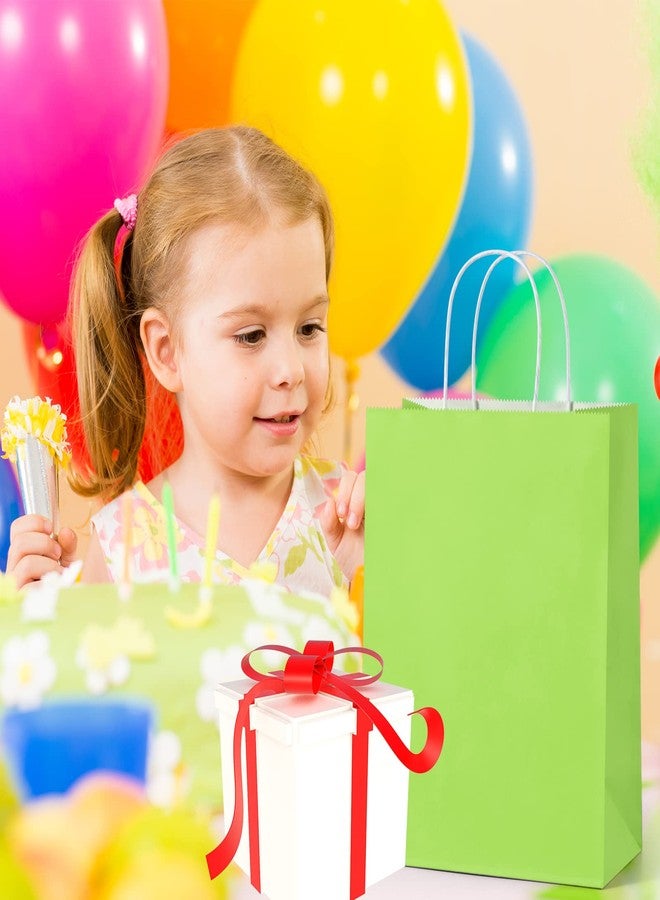 أكياس هدايا متنوعة من BagDream، 48 قطعة، مقاس 10×5×13، بألوان قوس قزح، مصنوعة من ورق كرافت، مزودة بمقابض، مثالية لحفلات الزفاف، وحفلات استقبال المولود، وأعياد الميلاد، ولتقديم الهدايا، والتسوق، ولوازم الحفلات. - Image 5